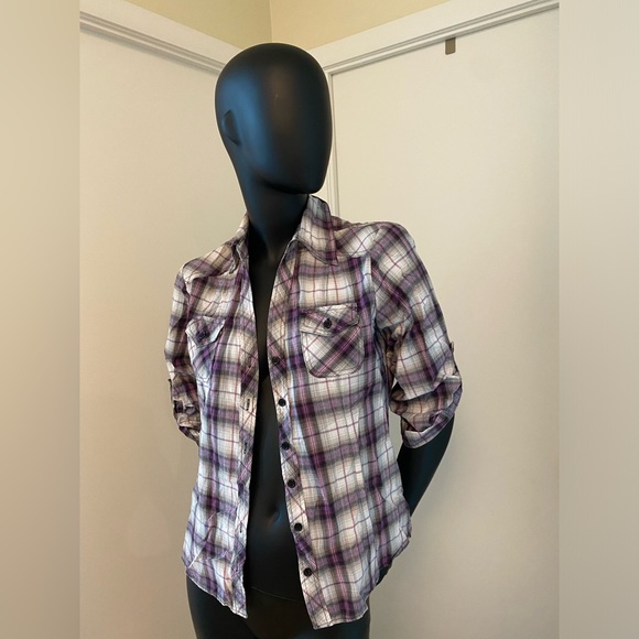 Plaid Long Sleeve Shirt - Picture 6 of 6